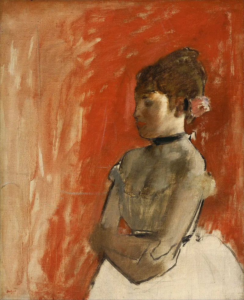Baletka se zkříženýma rukama - Edgar Degas