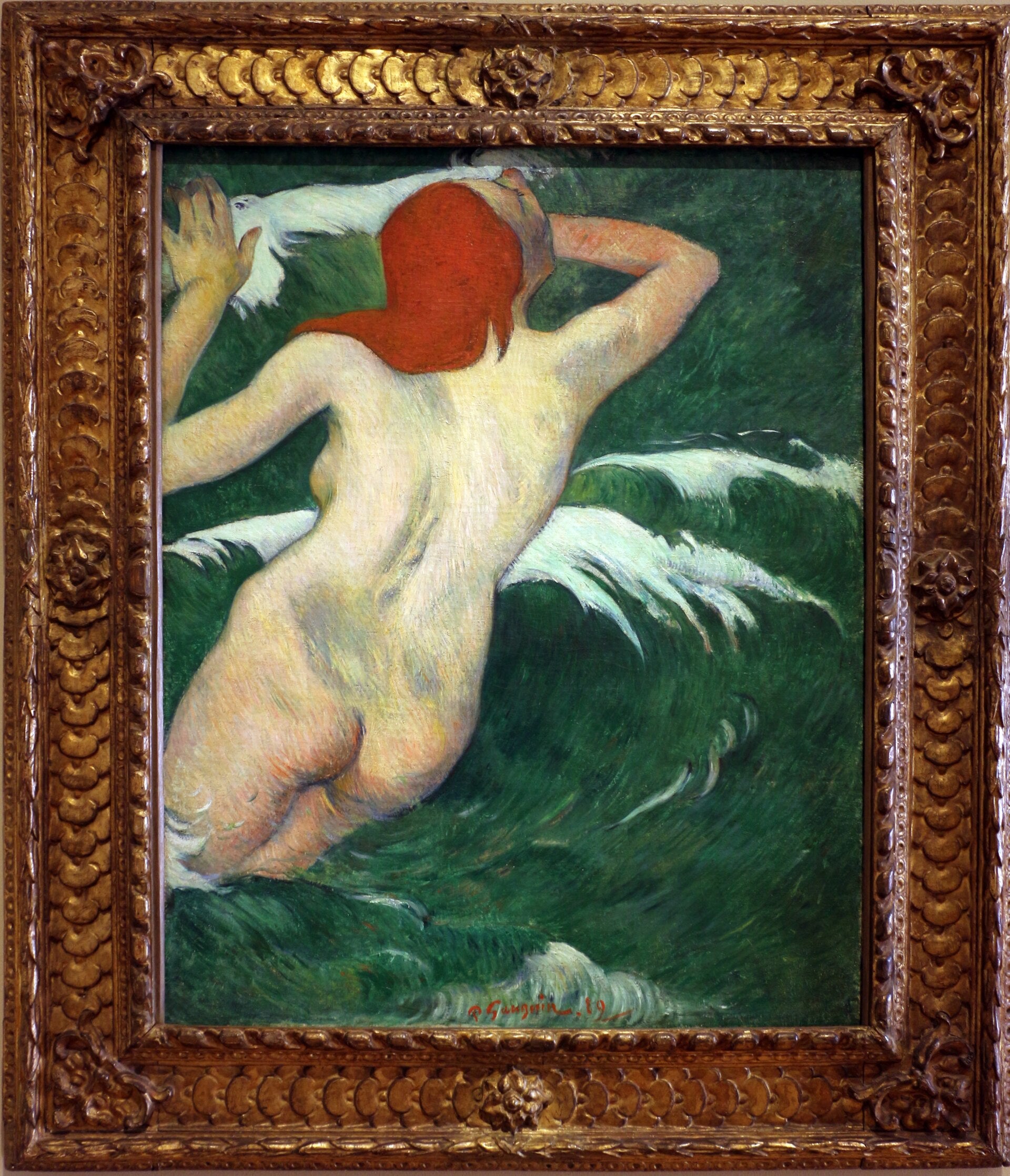 Ve vlnách - Paul Gauguin