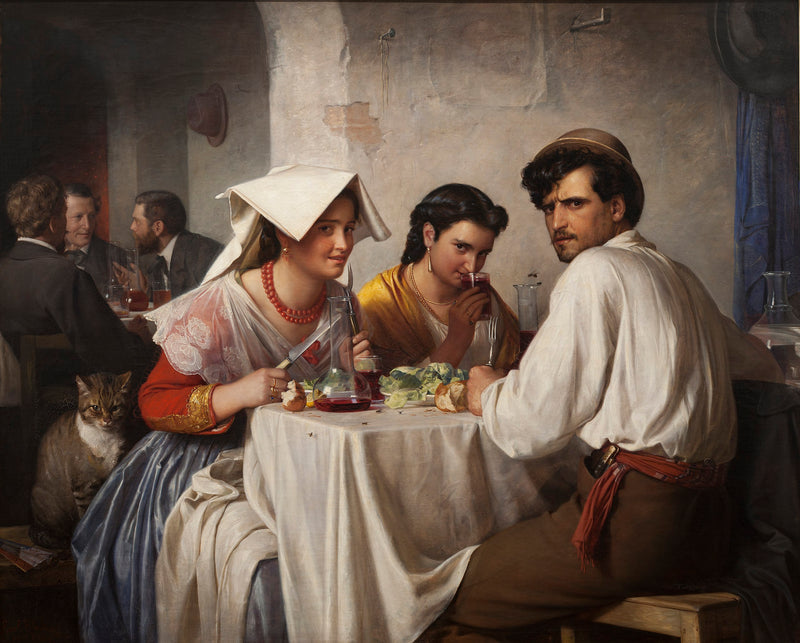 V římské ostérii - Carl Heinrich Bloch