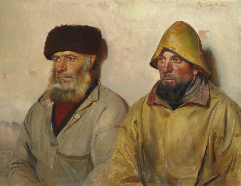 Dva rybáři ze Skagenu - Michael Peter Ancher