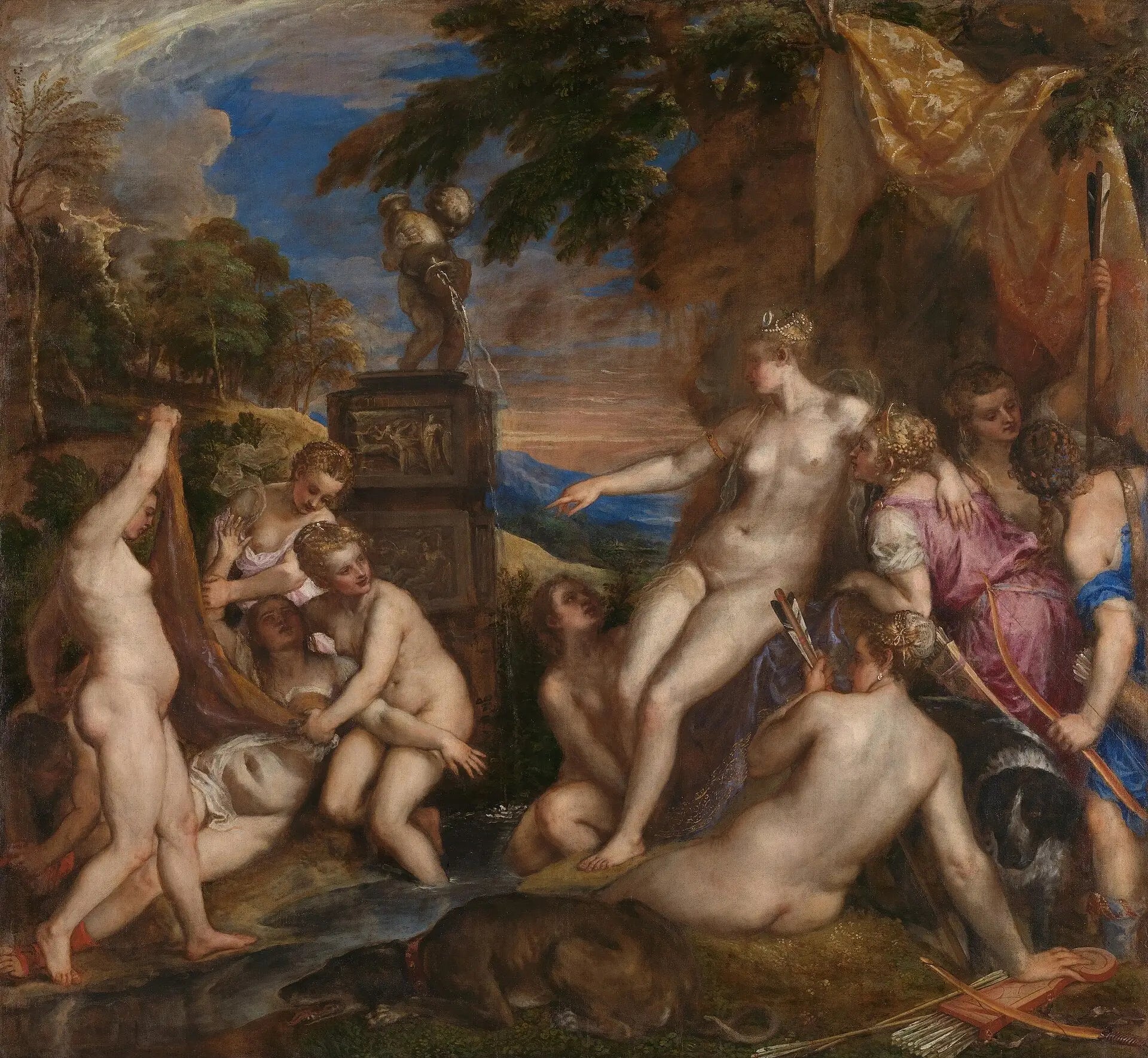 Diane et Callisto - Titian - Alpha Reproduction