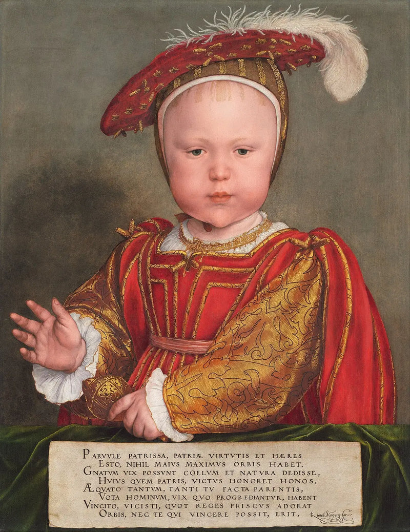 Eduard VI jako dítě - Hans Holbein mladší