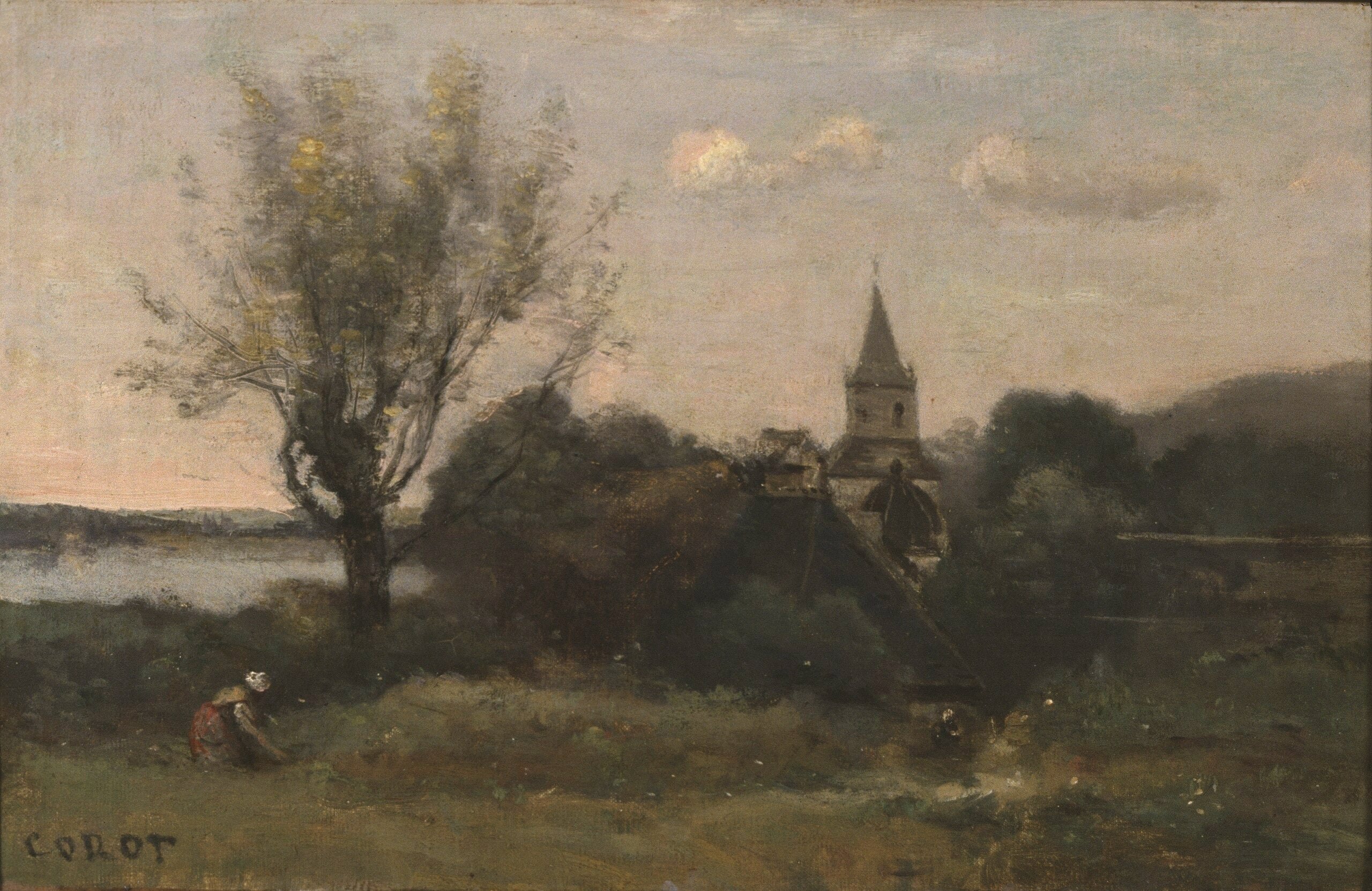 Ennery près d'Auvers - Jean-Baptiste Camille Corot