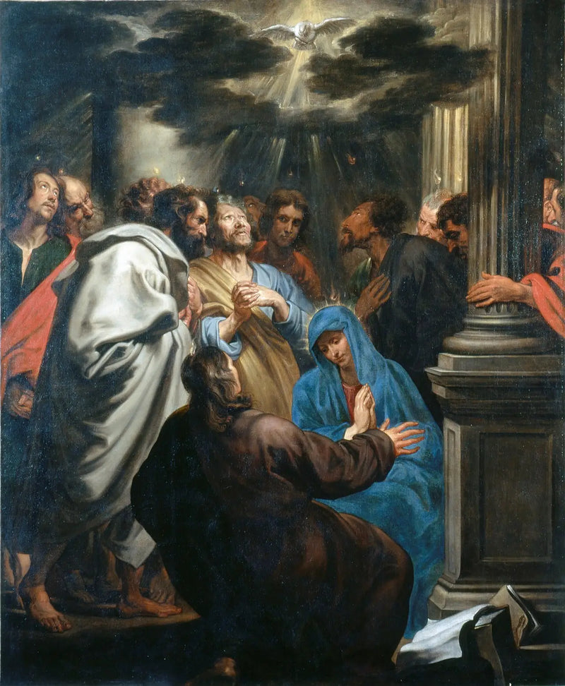 Výlev Ducha Svatého (Letnice) - Antoine van Dyck