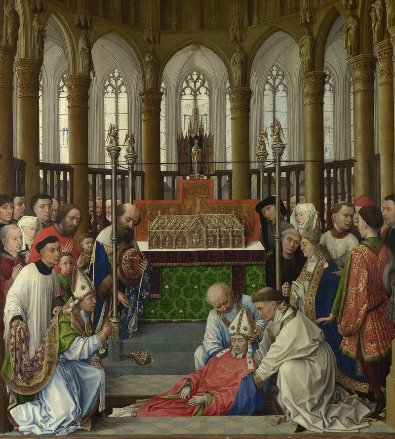 Vyhloubení svatého Huberta - Rogier van der Weyden