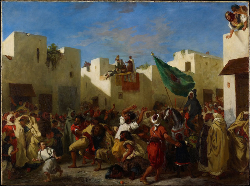 Fanatici z Tangeru - Eugène Delacroix
