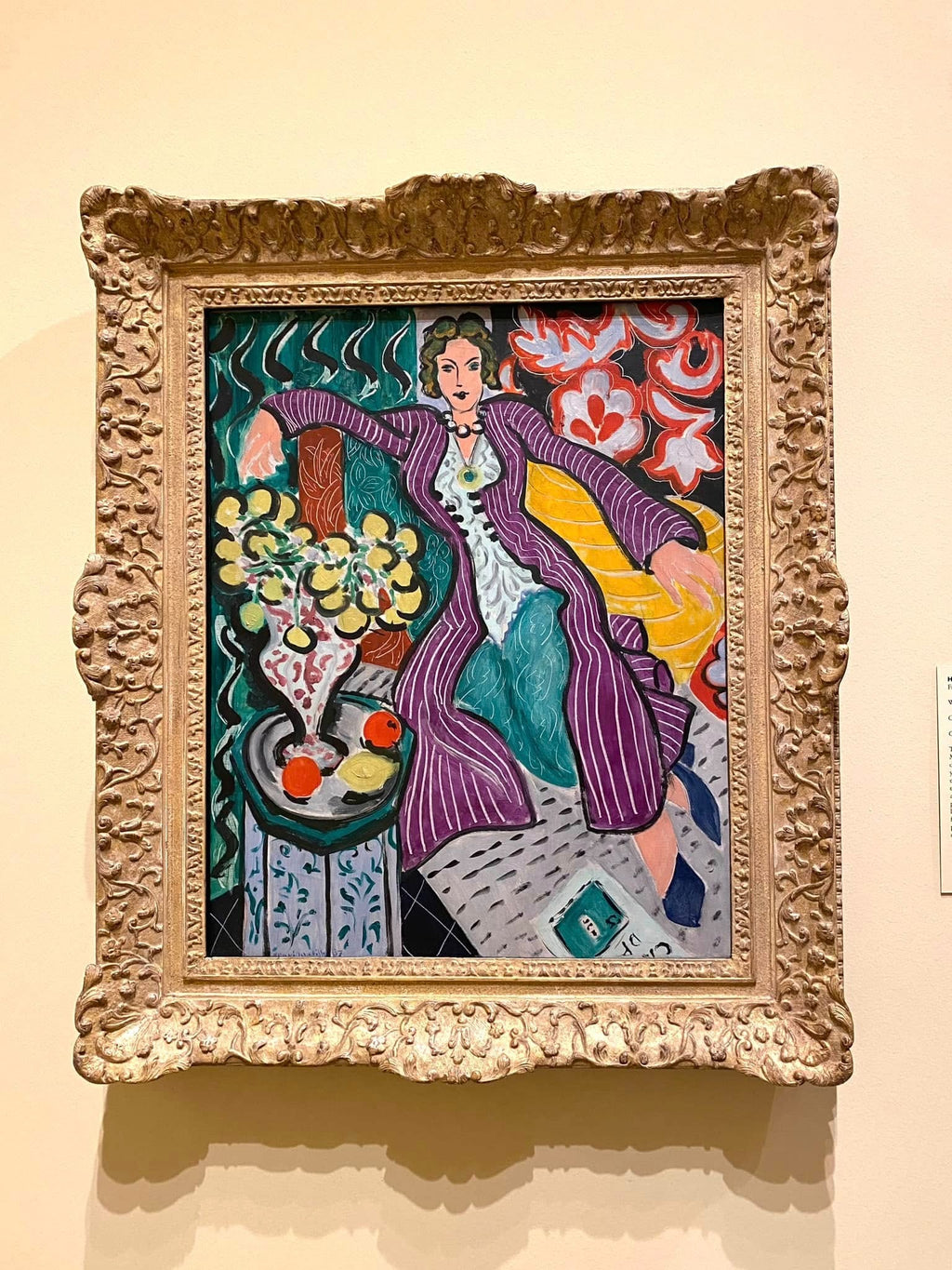 Žena v fialovém plášti - Henri Matisse