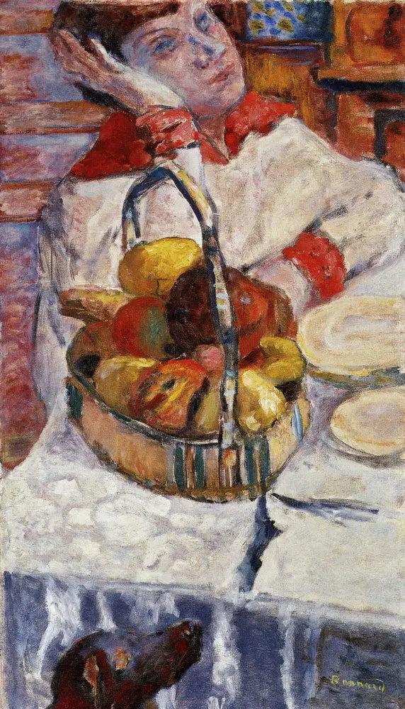 Žena s košíkem ovoce - Pierre Bonnard