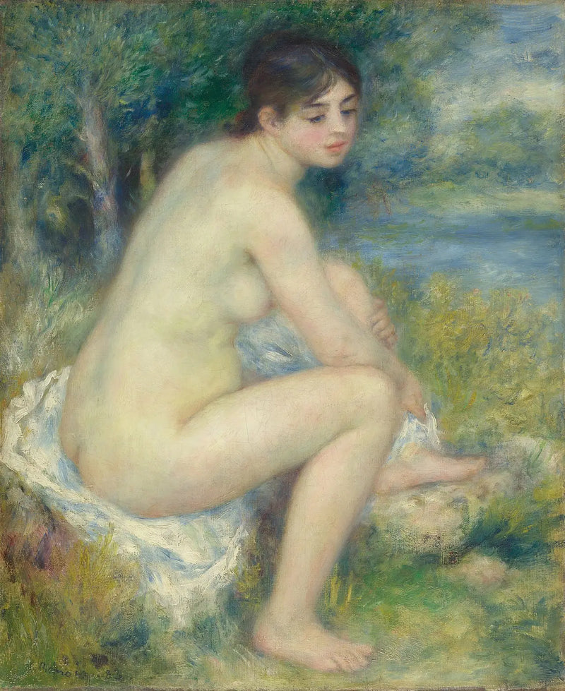 Nahá žena v krajině - Pierre-Auguste Renoir