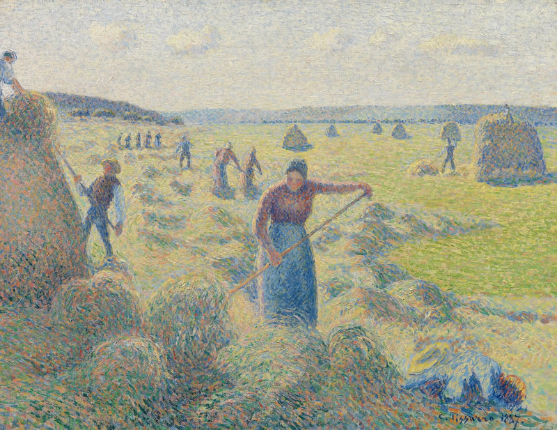 Sklizeň, Éragny - Camille Pissarro