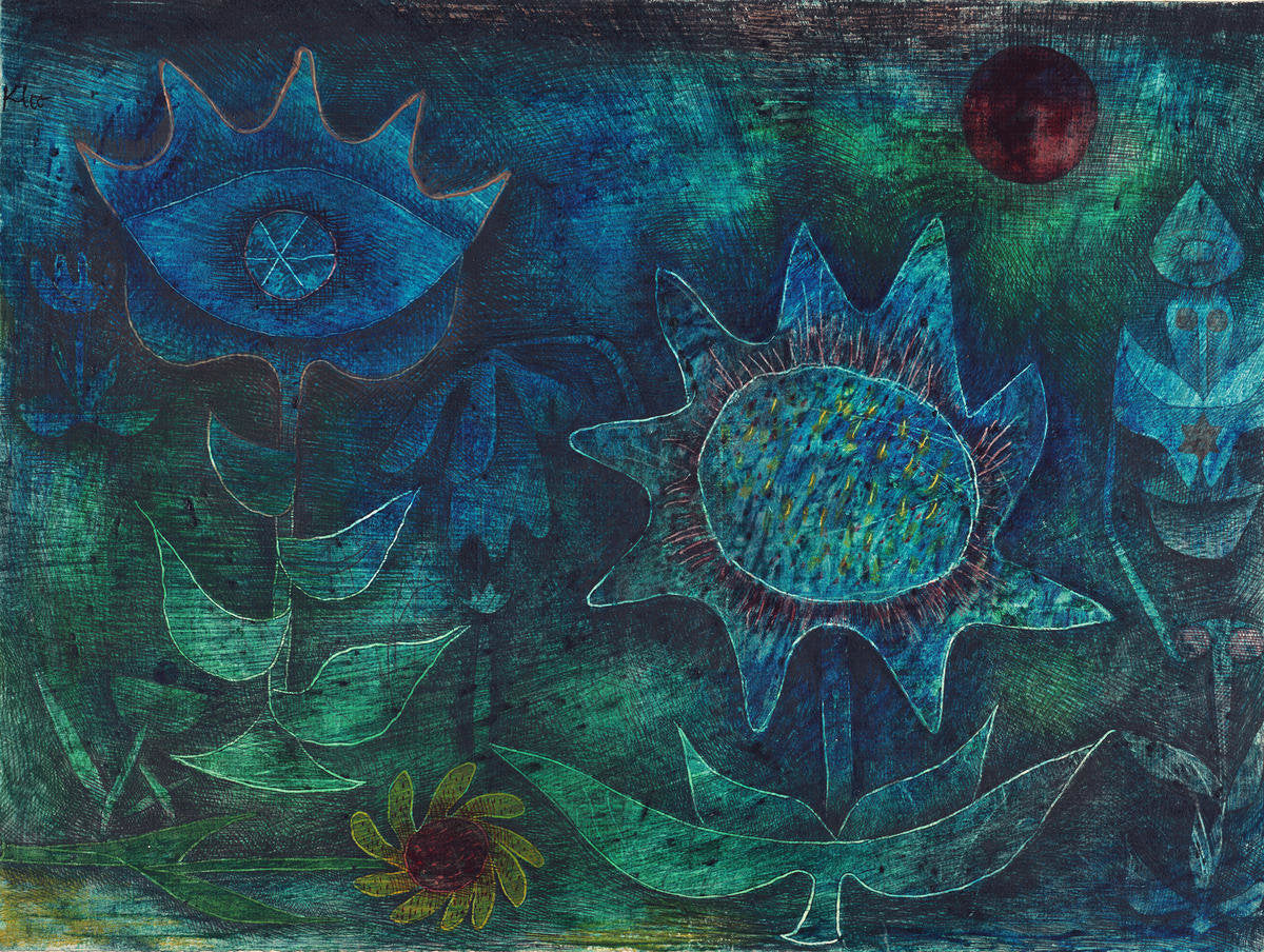 Květiny v noci - Paul Klee