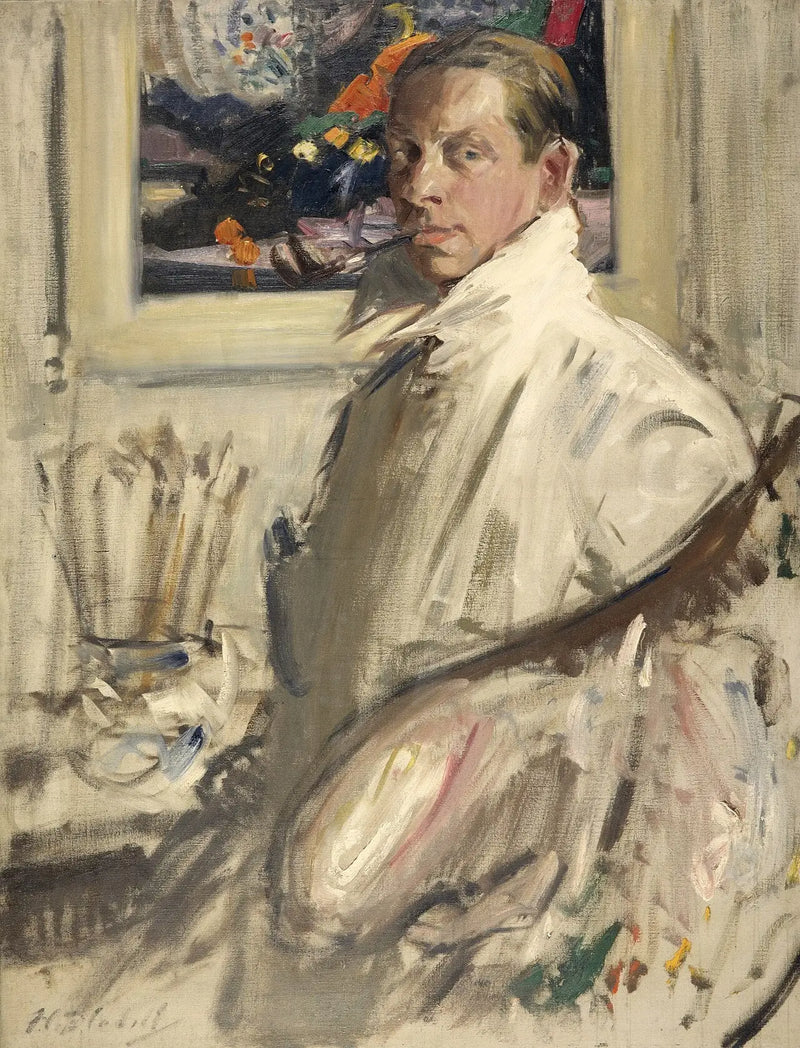 Francis Campbell Boileau Cadell, 1883 - 1937. Umělec ( autoportrét ) - Francis Cadell