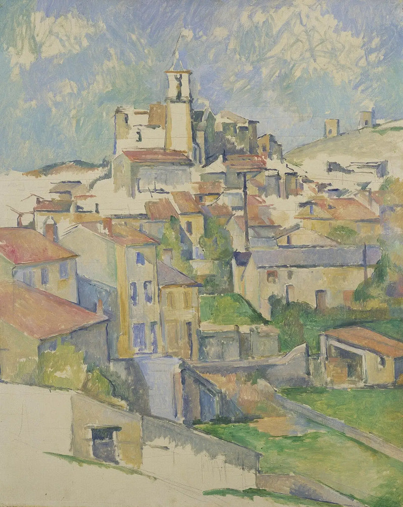 Gardanne (vertikální pohled) - Paul Cézanne