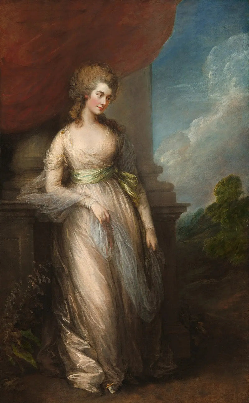 Georgiana, vévodkyně z Devonu - Thomas Gainsborough