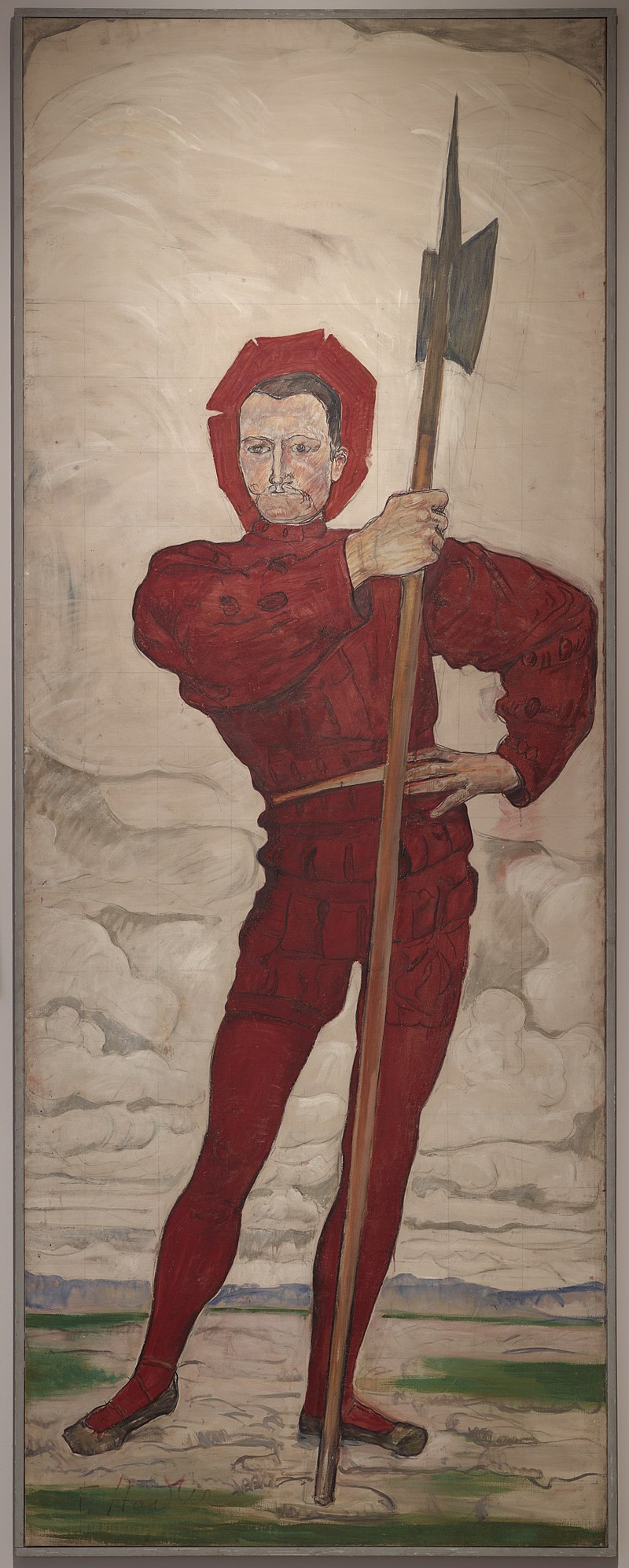 Hallebardier - Ferdinand Hodler