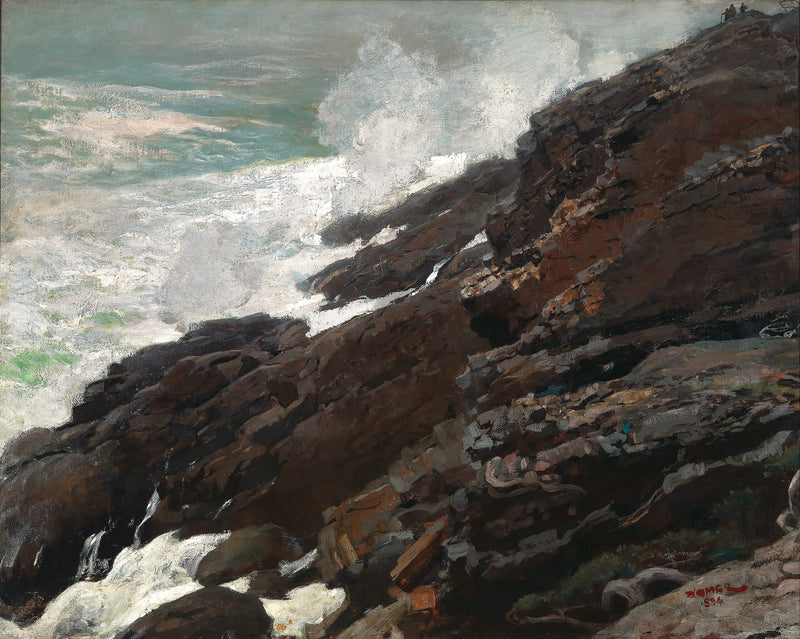 Haute Falaise, Côte du Maine - Winslow Homer