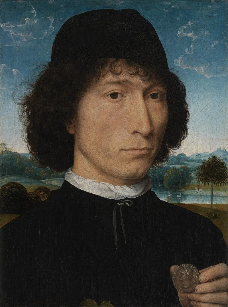 Muž s římskou mincí - Hans Memling