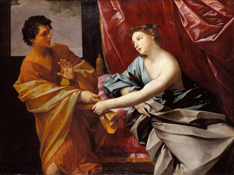 Josef a žena Potifarova - Guido Reni