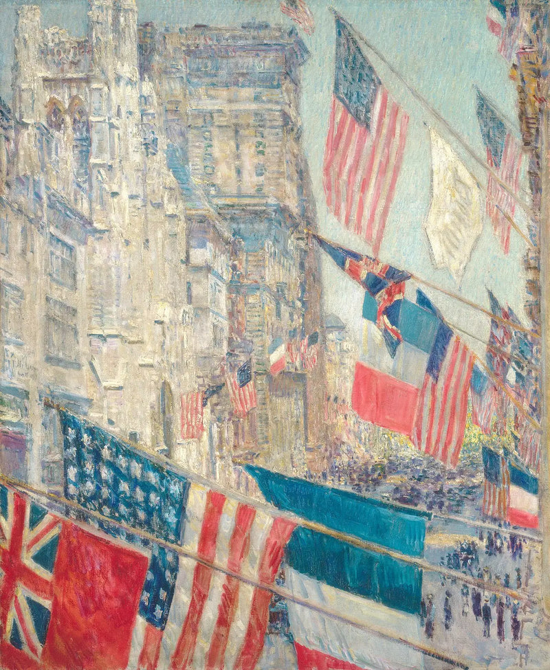 Den spojenců, květen 1917 - Childe Hassam