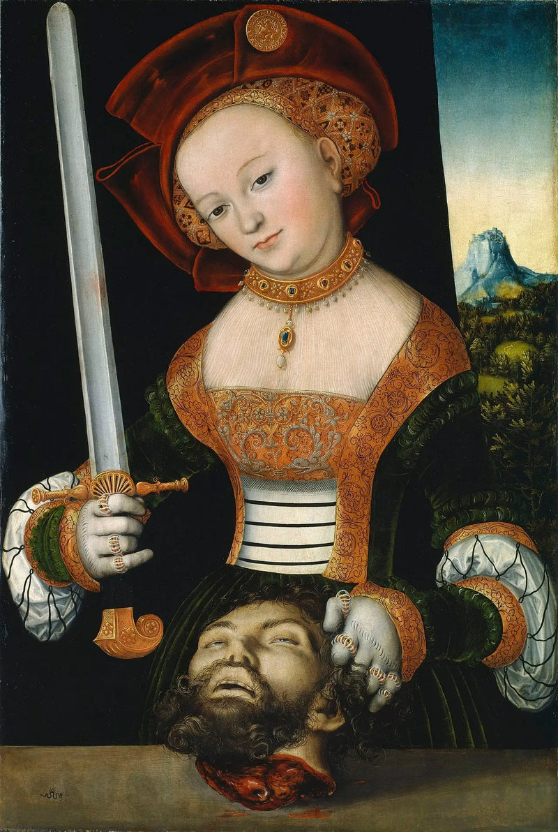 Judith s hlavou Holoferna - Lucas Cranach starší
