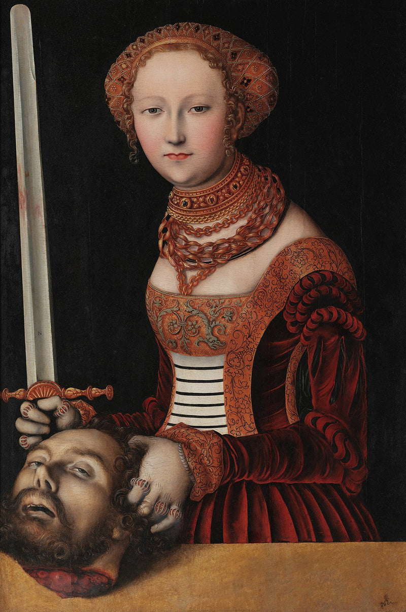 Judith s hlavou Holoferna - Lucas Cranach starší