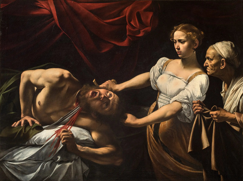Judit, která sťala Holoferna - Caravaggio