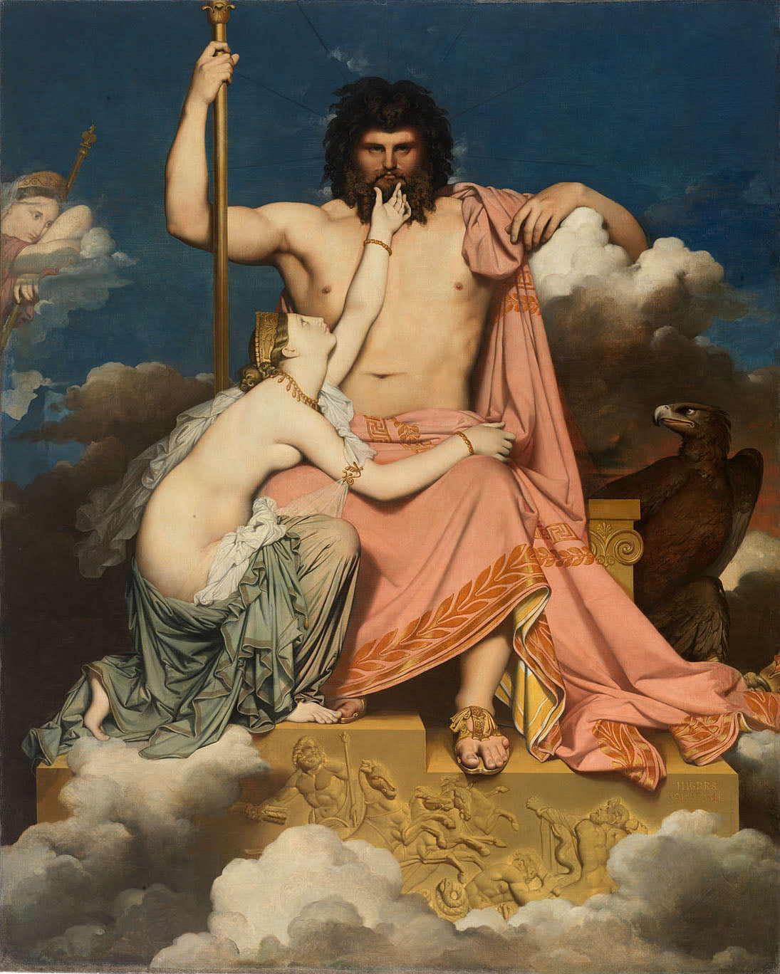Jupiter a Thétys - Jean-Auguste-Dominique Ingres