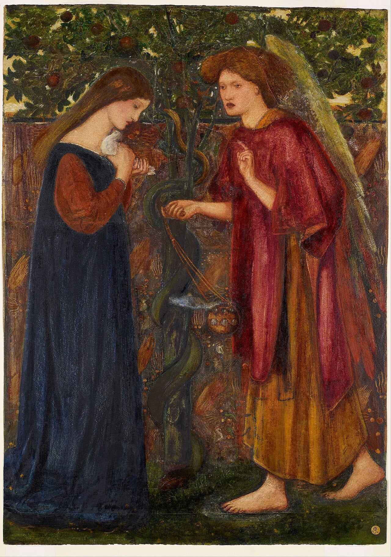 L'Annonciation - Edward Burne-Jones