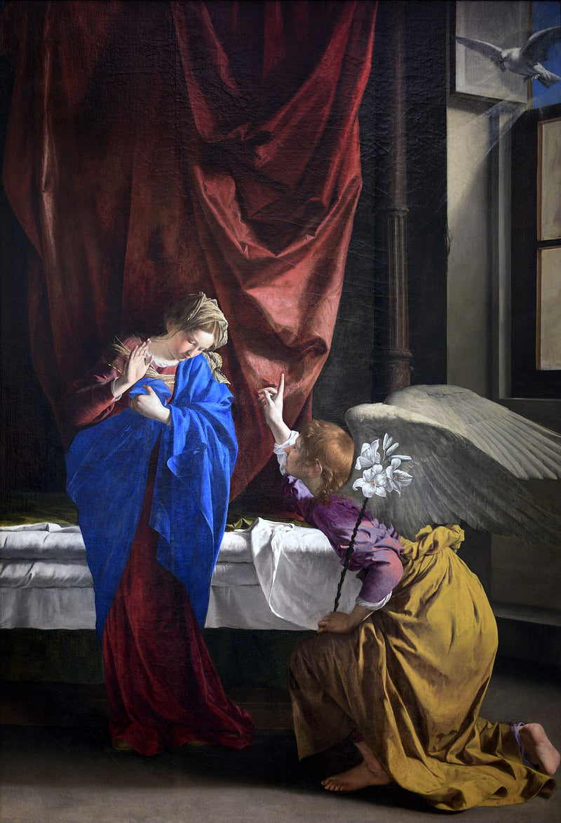 Zvěstování - Orazio Gentileschi