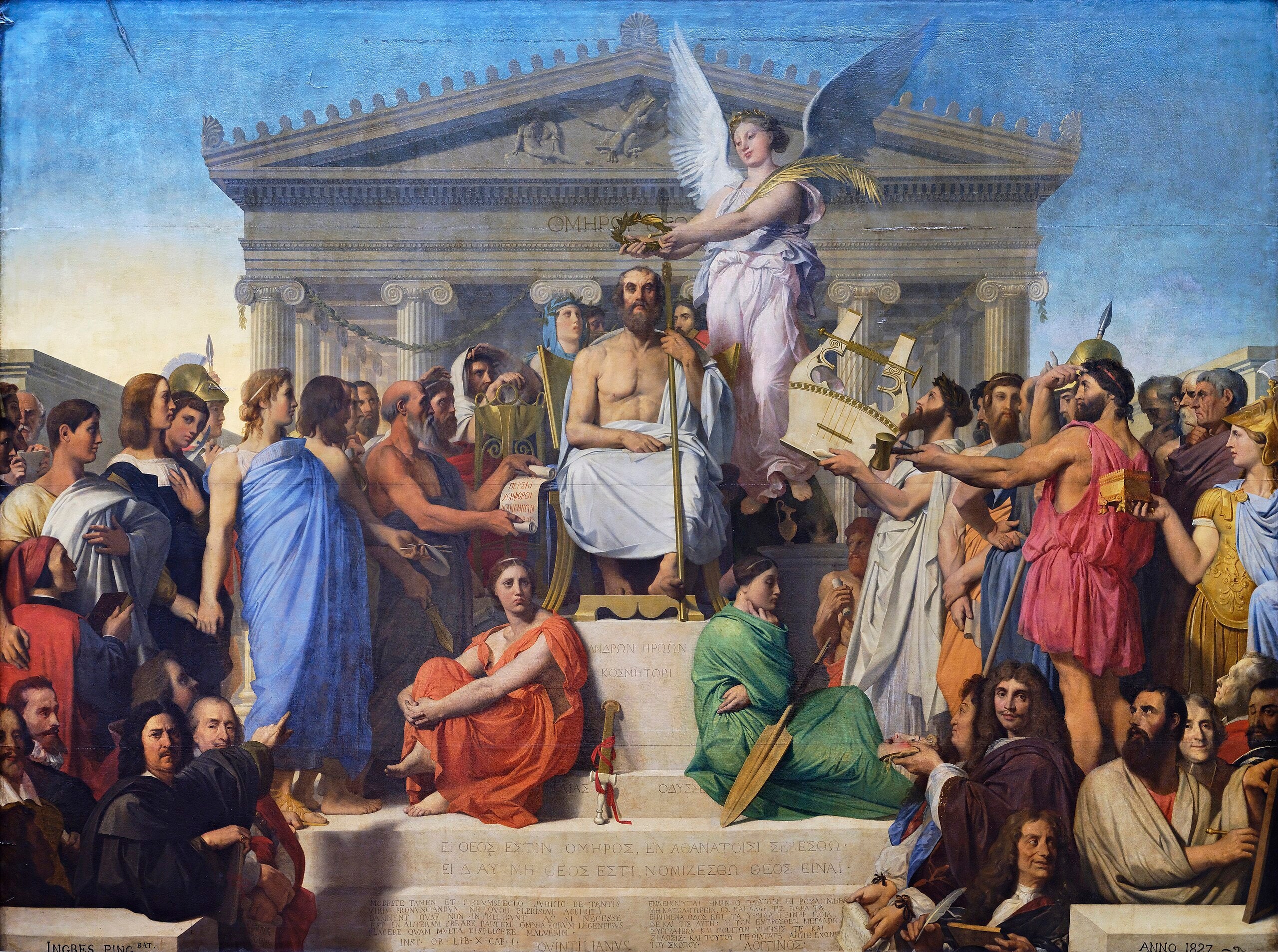 Apoteóza Homéra - Jean-Auguste-Dominique Ingres