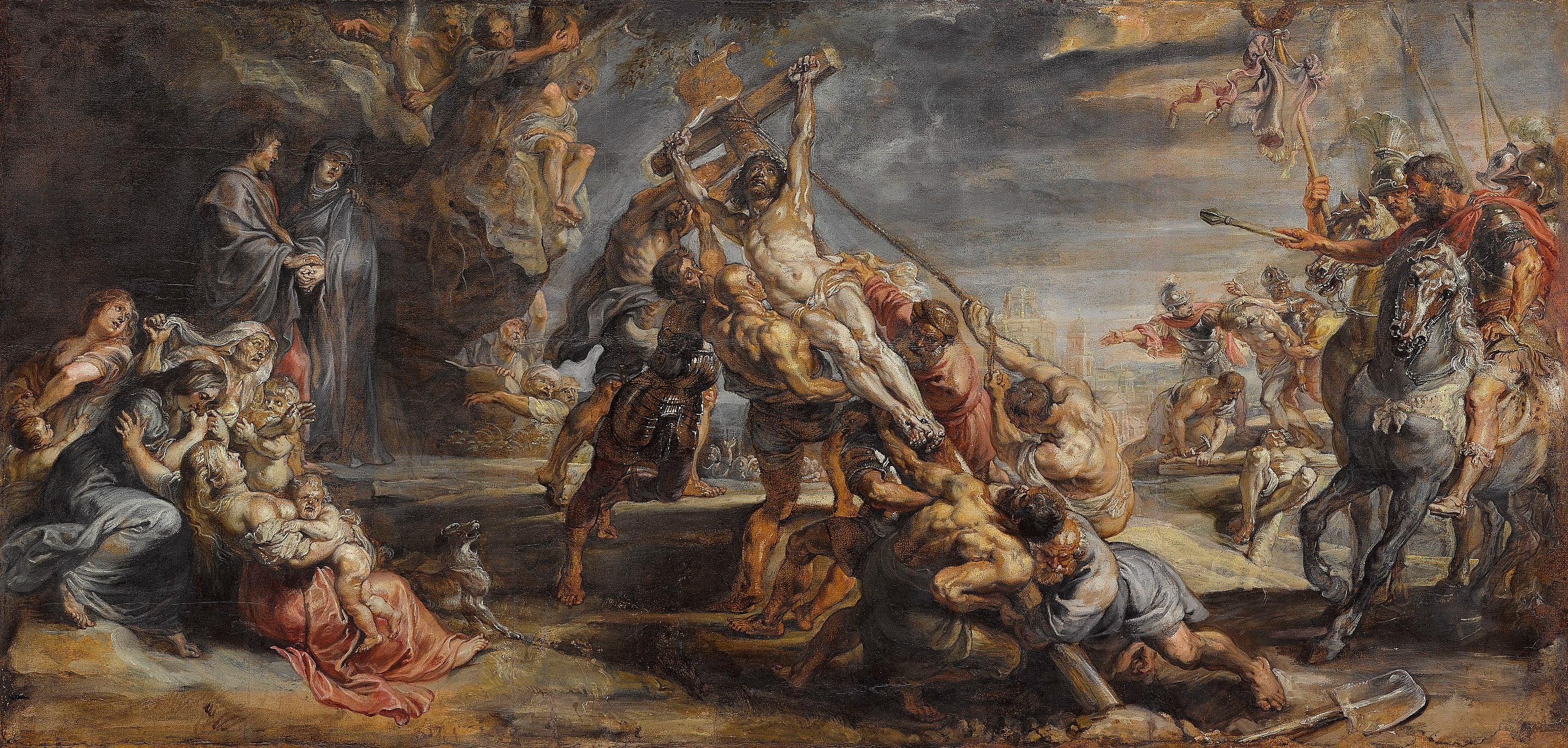 L'Érection de la Croix - Peter Paul Rubens