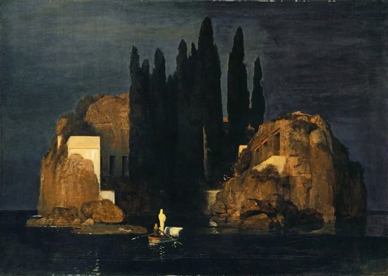 Ostrov mrtvých - Arnold Böcklin