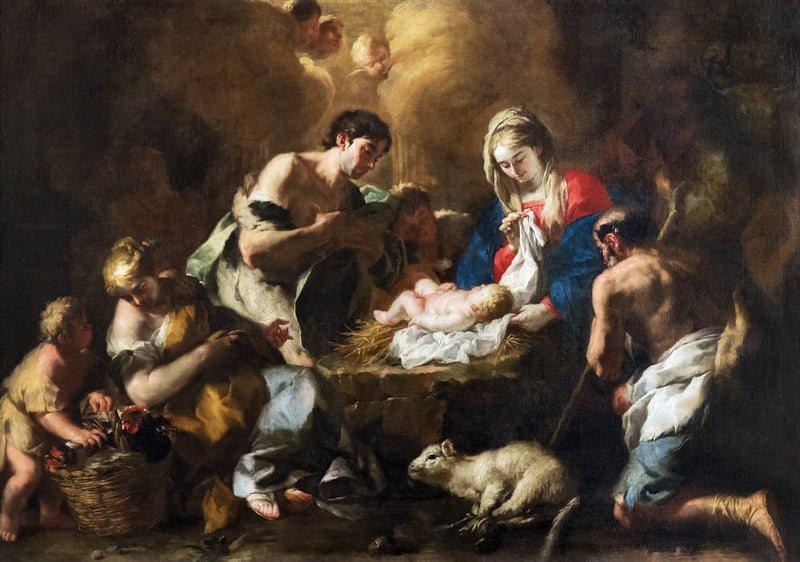 Uctívání pastýřů - Francesco Solimena