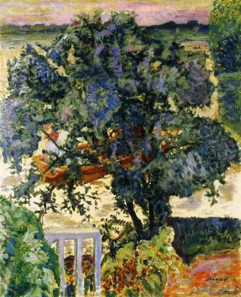 Reproduction du tableau « L'arbre près de la rivière - Pierre Bonnard » par Alpha Reproduction en peinture à l’huile