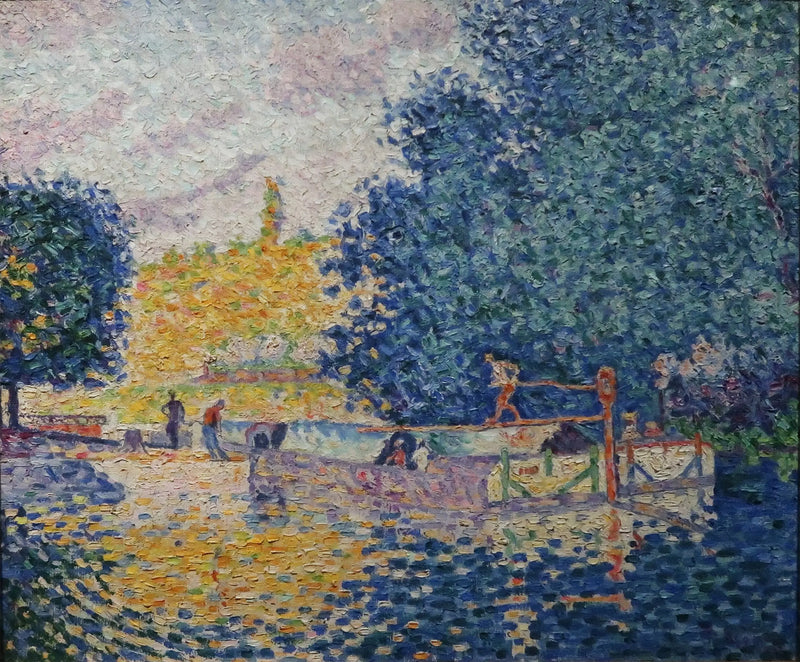 Zámek v Samois - Paul Signac