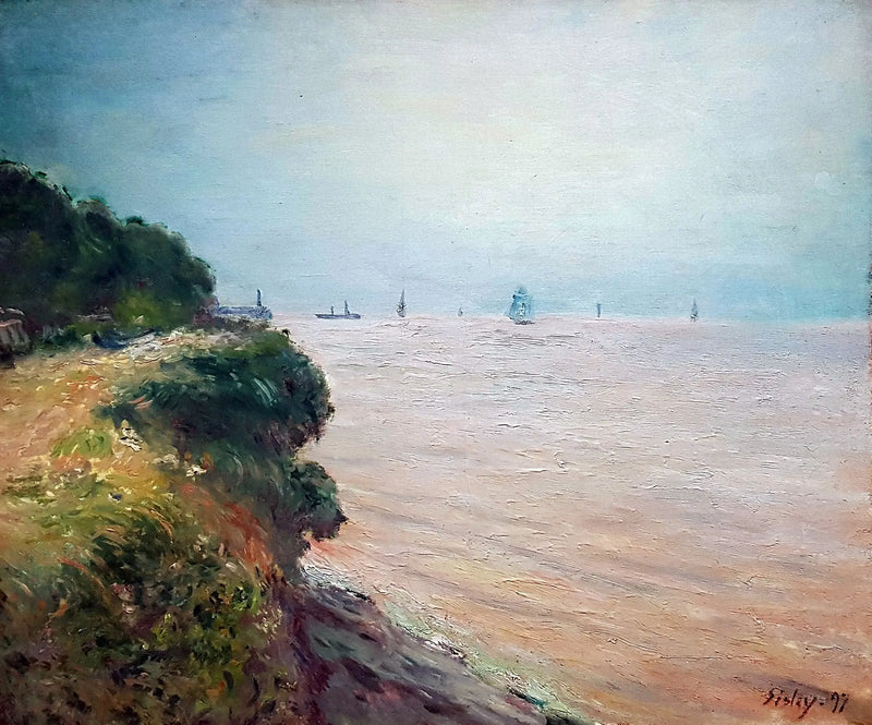 Záliv Langland - Alfred Sisley