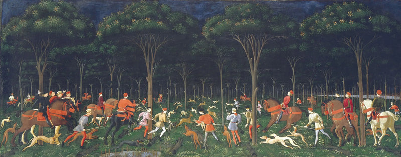 Noční lov - Paolo Uccello