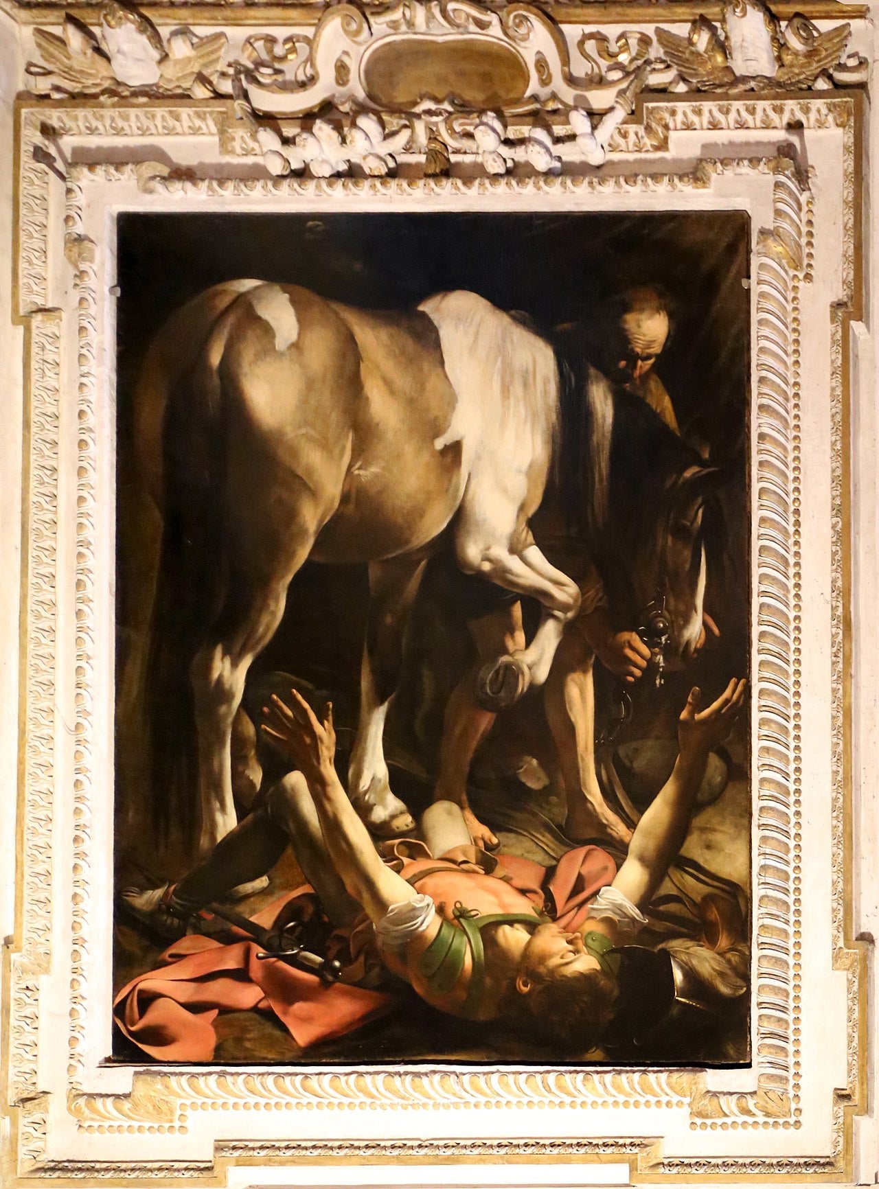 Konverze svatého Pavla na cestě do Damašku - Caravaggio