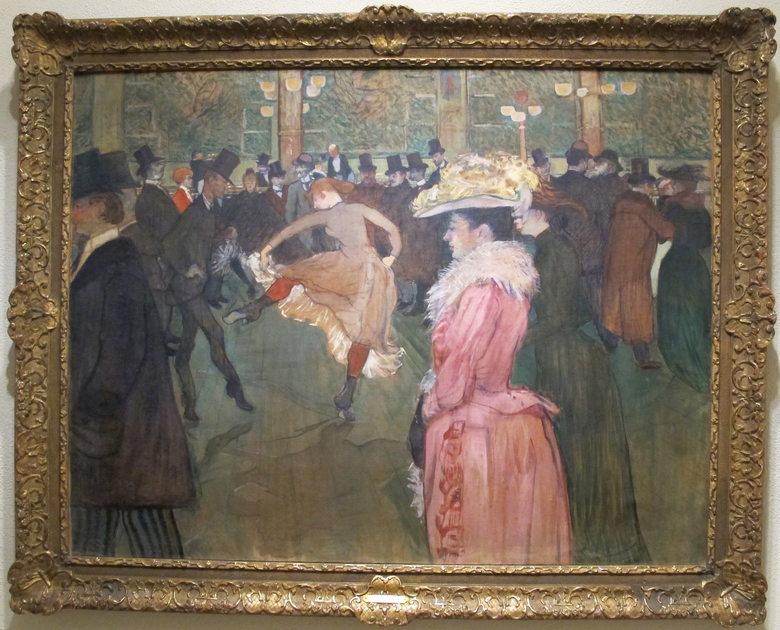 Tanec v Moulin-Rouge - Henri de Toulouse-Lautrec