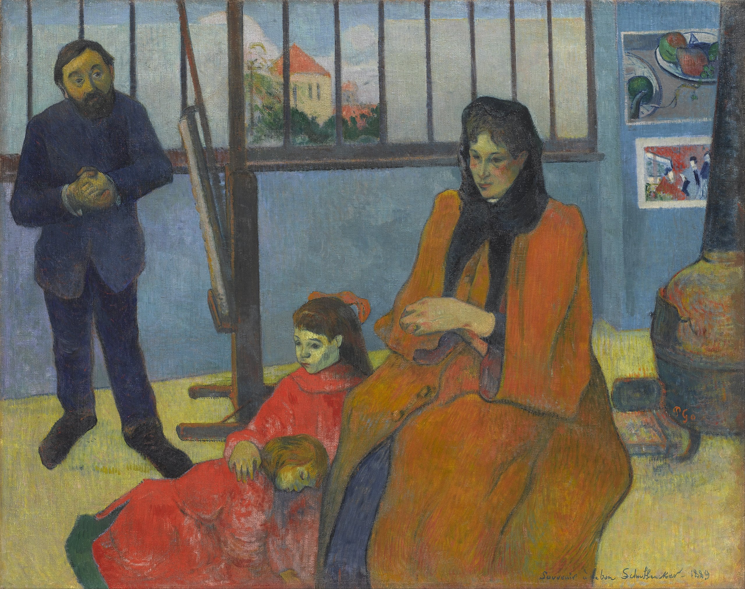 Rodina Schuffenecker - Paul Gauguin