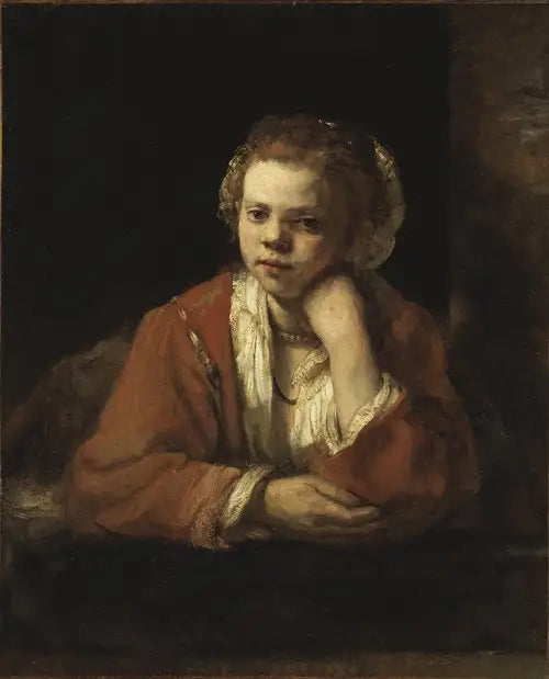 Kuchyňská dívka - Rembrandt
