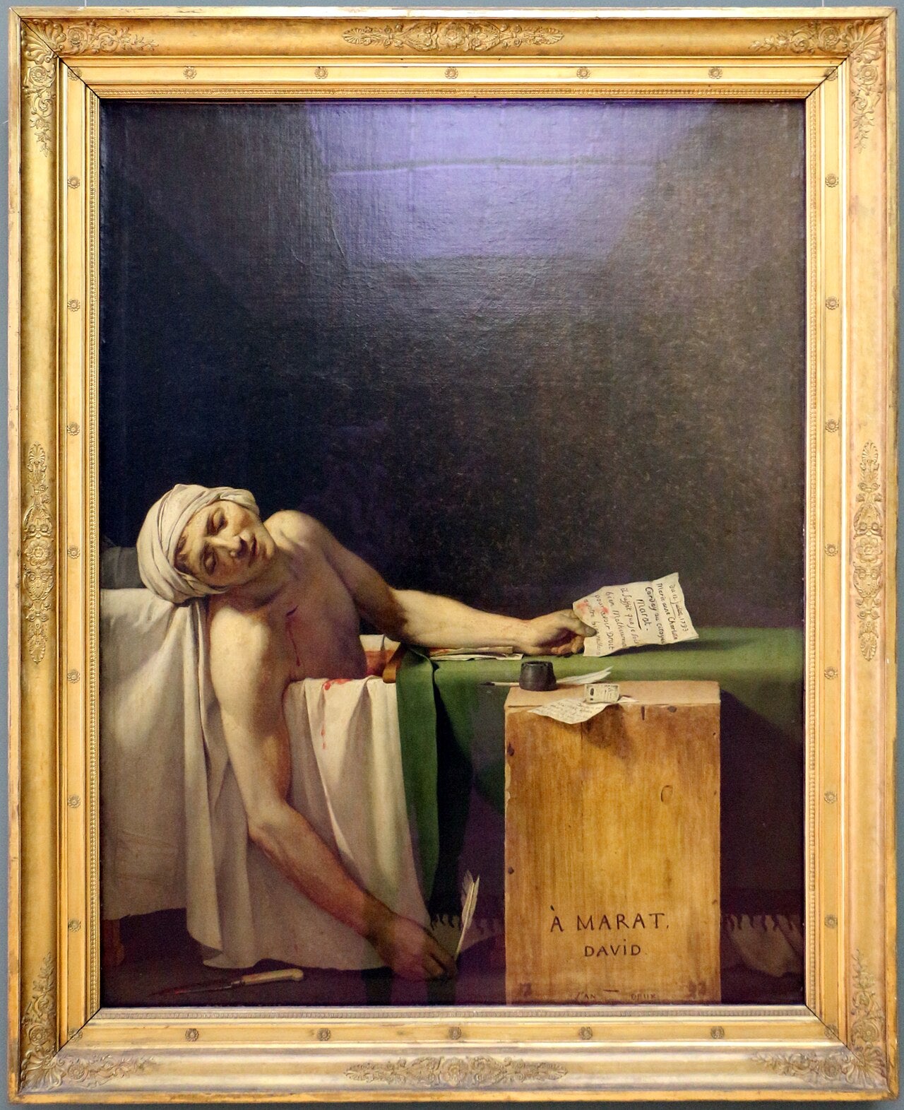 Smrt Marata - Jacques-Louis David