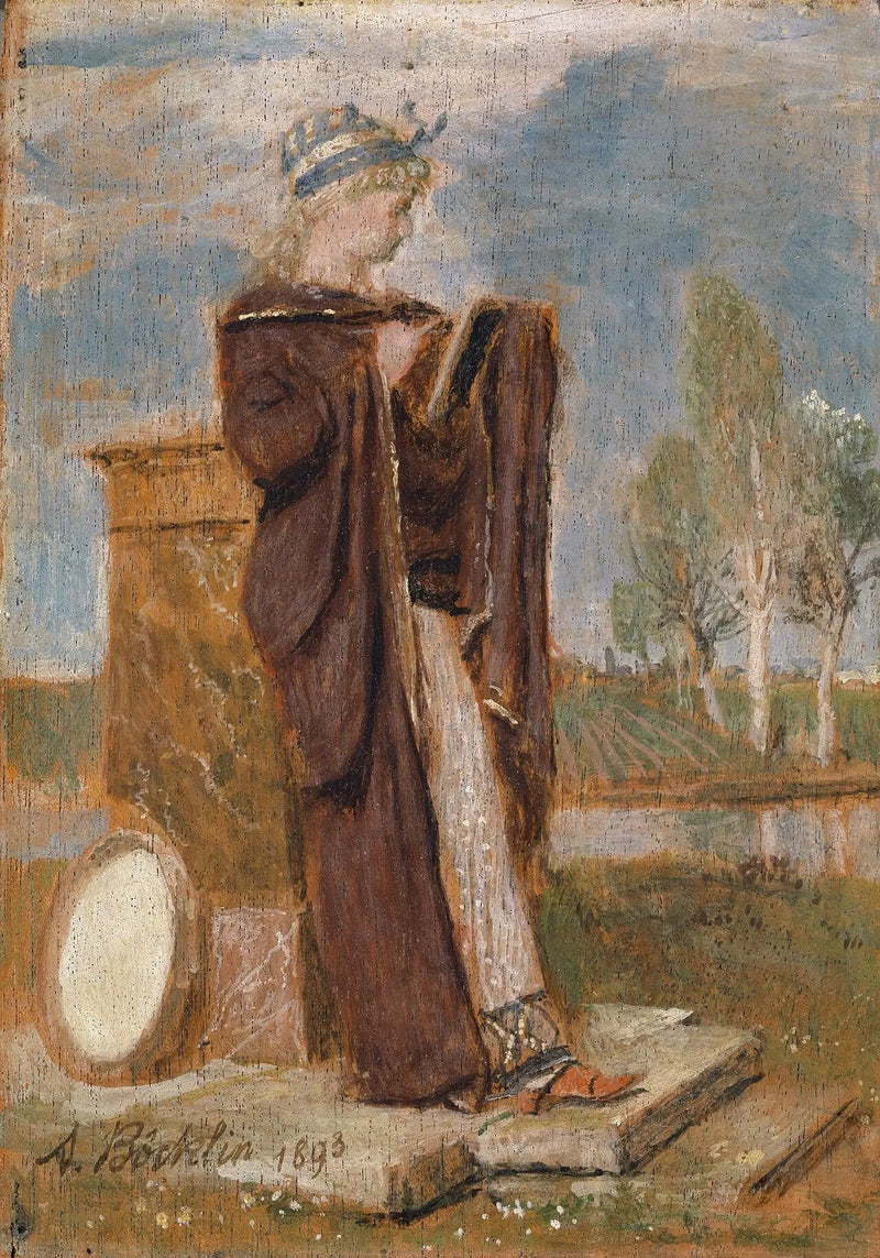 La Muse Thalie - Arnold Böcklin