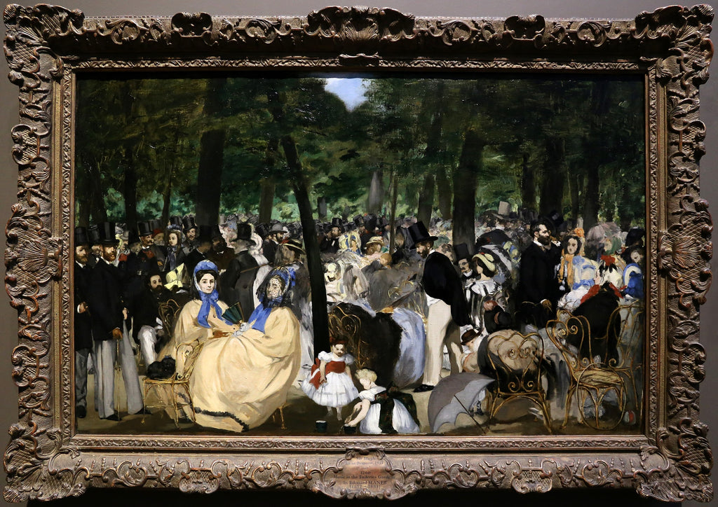 Hudba v Tuileriích - Édouard Manet