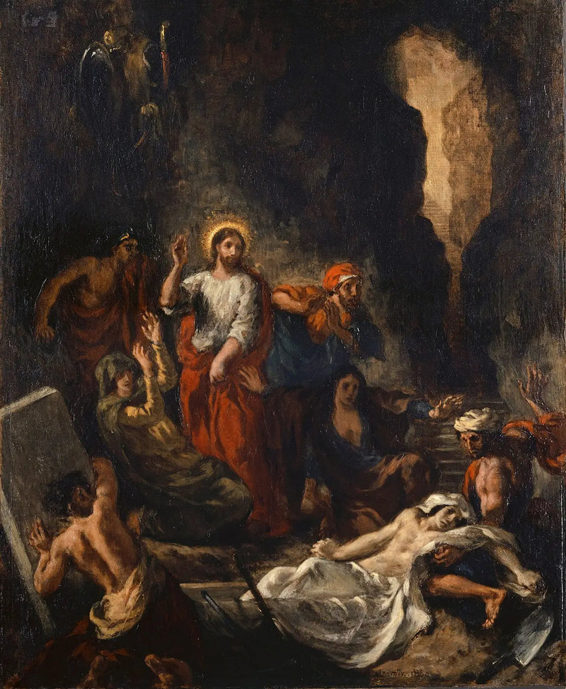 Vzkříšení Lazara - Eugène Delacroix