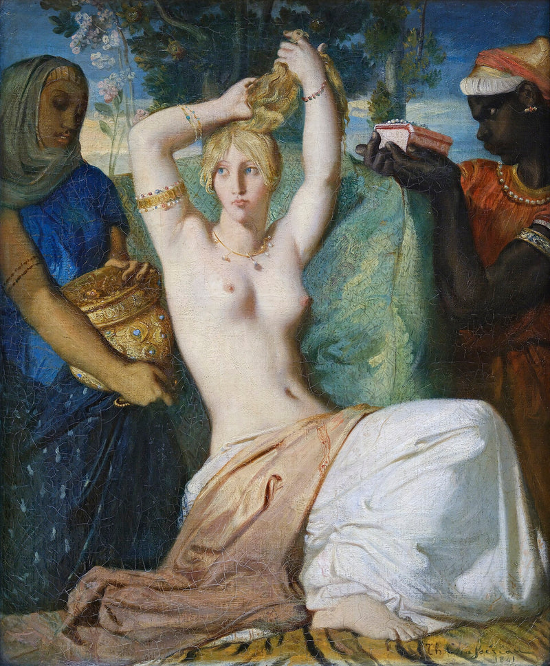 Estherina koupelna - Théodore Chassériau