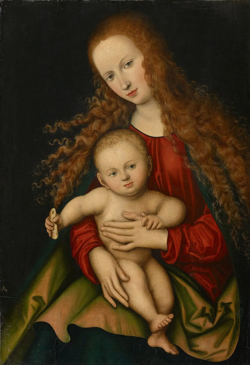 Panna Marie s dítětem - Lucas Cranach starší