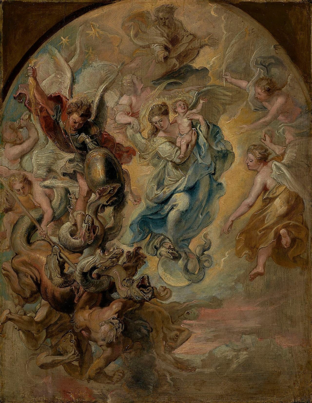 La Vierge comme femme de l'Apocalypse - Peter Paul Rubens