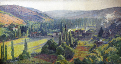 Labastide-du-Vert le matin - Henri-Jean Guillaume Martin