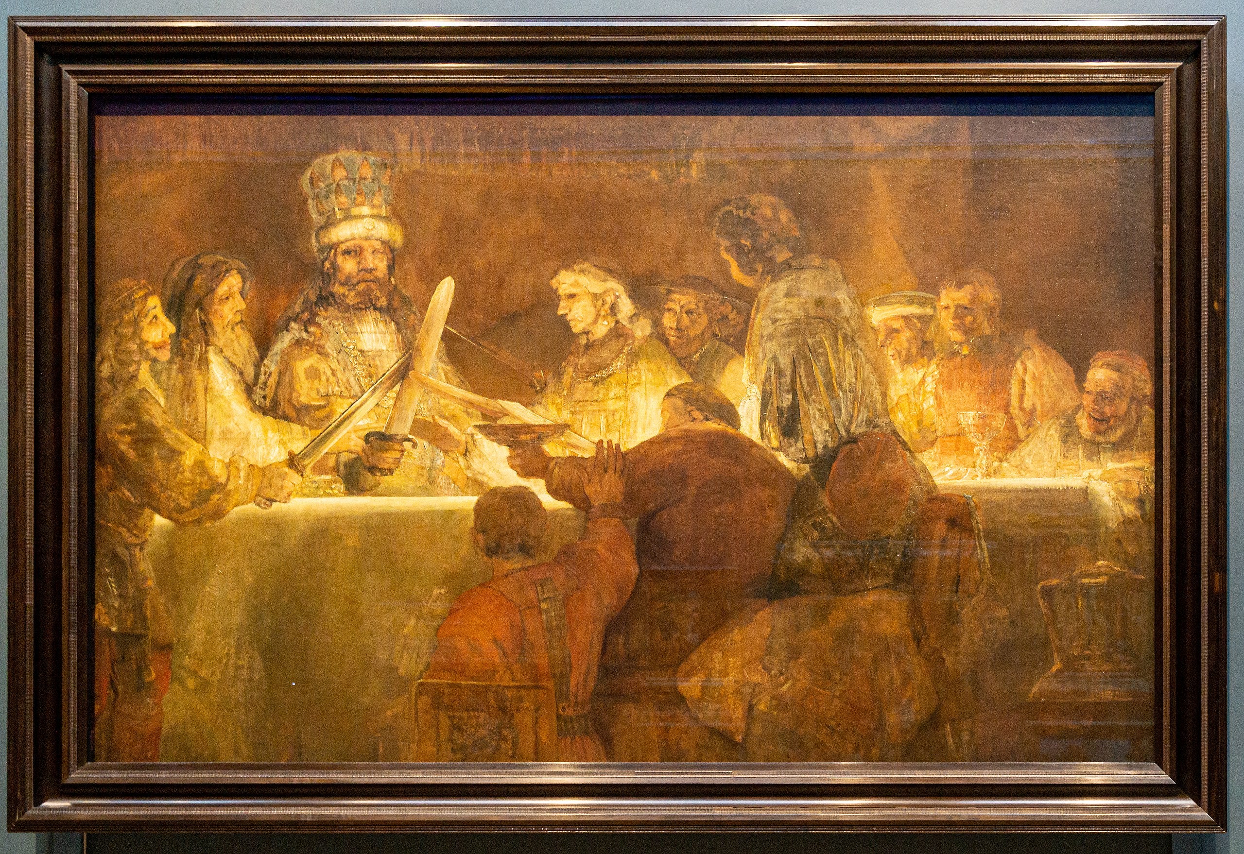 Spiknutí Clauda Civilise - Rembrandt